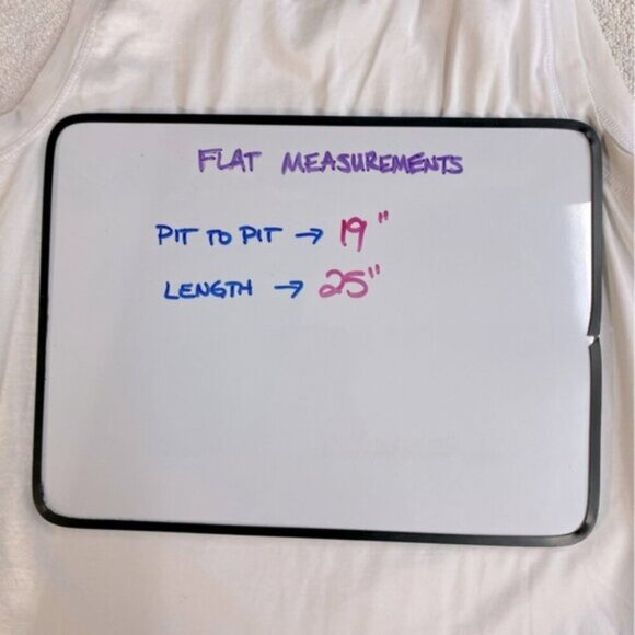 5/$25 Kersh White Sleeveless Crew Neck Shirt Tank Top L - Picture 5 of 12